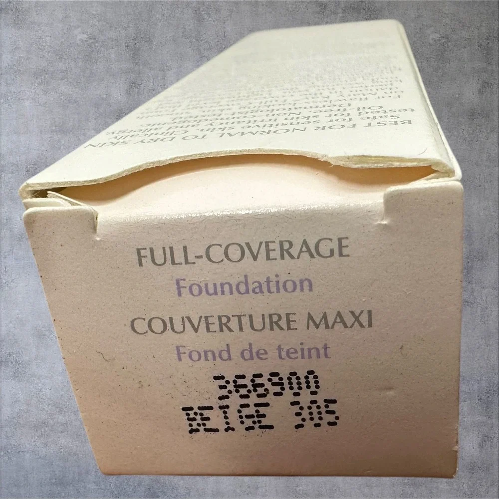 Mary Kay‎ Full-Coverage Foundation Beige 305 366900 1oz NEW Disc. - Gray Cap